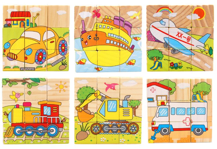Wooden Block 3D Jigsaw Puzzle