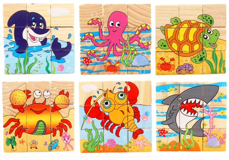 Wooden Block 3D Jigsaw Puzzle