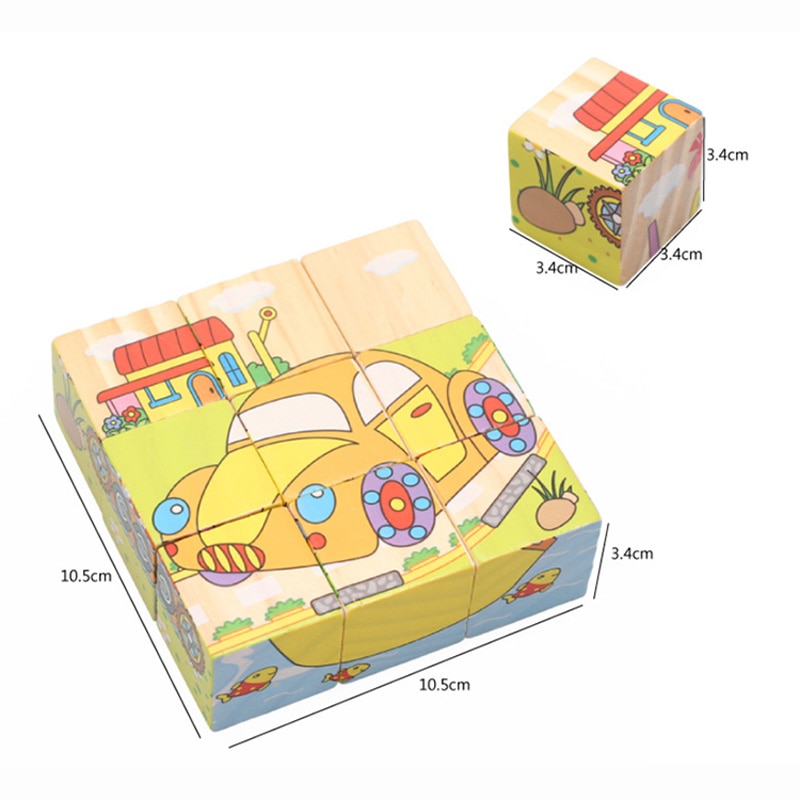 Wooden Block 3D Jigsaw Puzzle