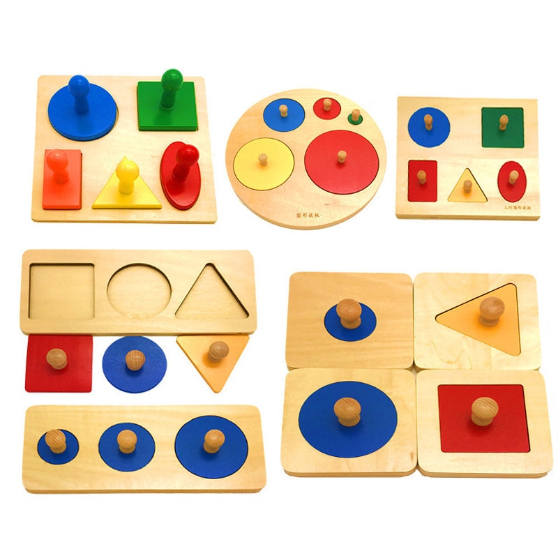 Wooden Geometric Memory Puzzle For Baby Wooden Geometric Memory Puzzle For Baby