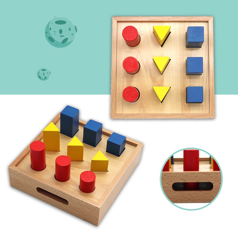 Wooden Geometric Memory Puzzle For Baby Wooden Geometric Memory Puzzle For Baby