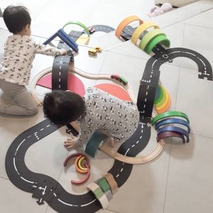 DIY Traffic Roadway Track Puzzle