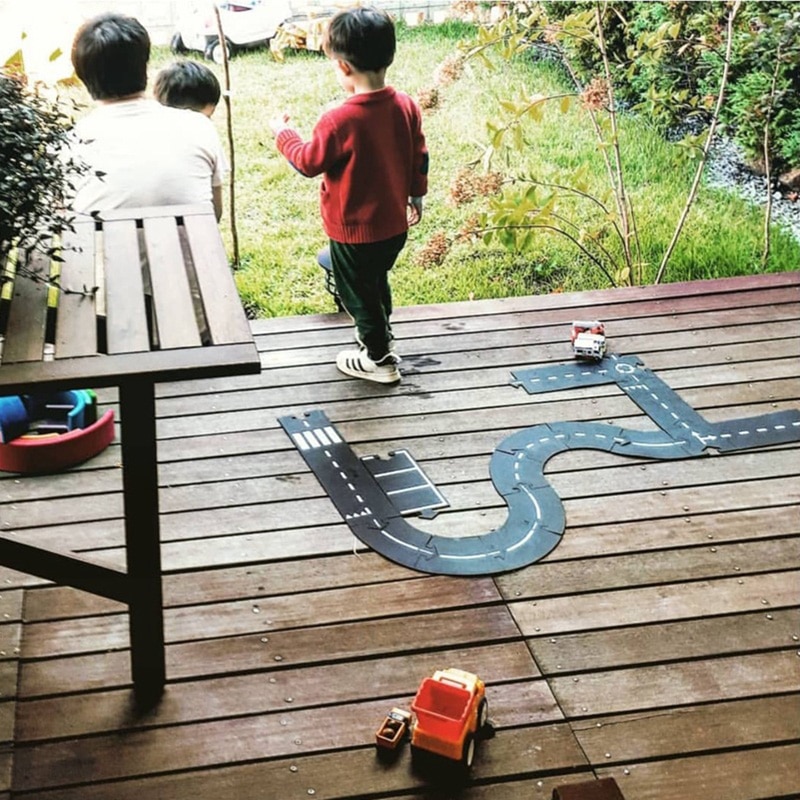 DIY Traffic Roadway Track Puzzle DIY Traffic Roadway Track Puzzle