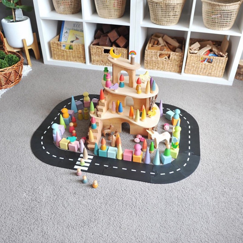 DIY Traffic Roadway Track Puzzle DIY Traffic Roadway Track Puzzle