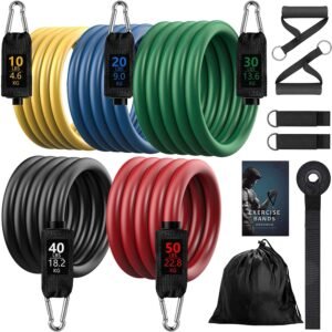 150lb Fitness Resistance Bands Set