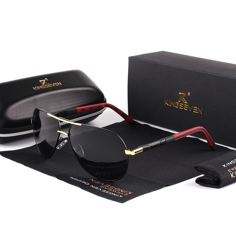 Men's Classic Design Polarized Aluminum Sunglasses - Image 3