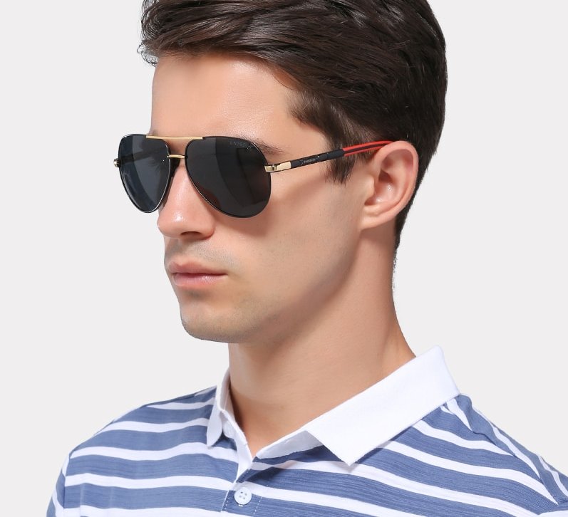 Men's Classic Design Polarized Aluminum Sunglasses - Image 4