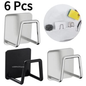 Self-Adhesive Stainless Steel Sink Sponge Holder