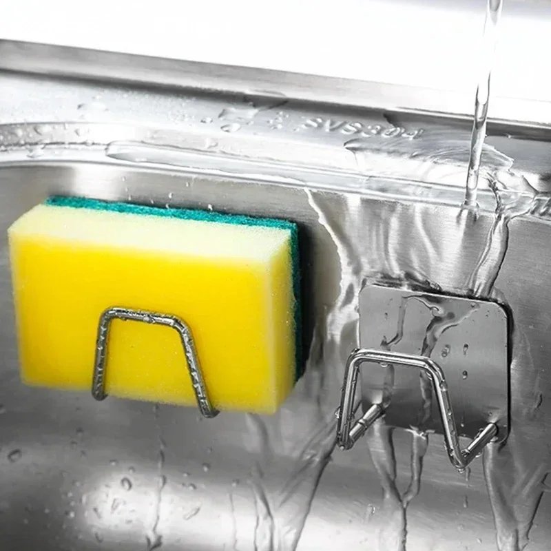 Self-Adhesive Stainless Steel Sponge Rack - Image 5