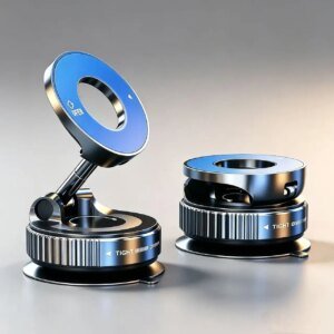 Magnetic Suction Cup Car Phone Holder, 360° Rotating