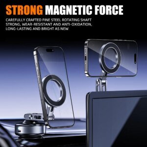 Foldable Magnetic Suction Cup Phone Mount