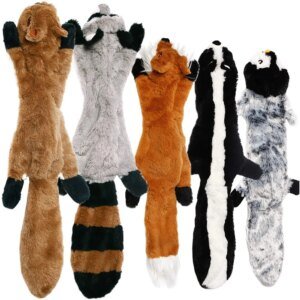 Stuffing-Free Squeaky Plush Dog Toy