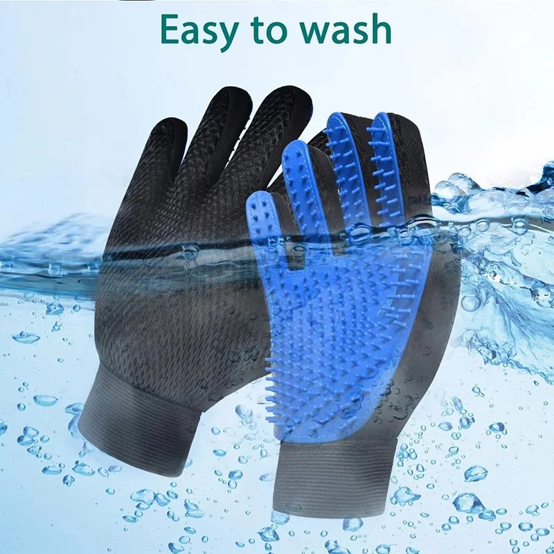 Pet Grooming Glove – Silicone Bath & Hair Removal Mitt - Image 5