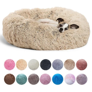 Round Soft Pet Bed, 40–90cm