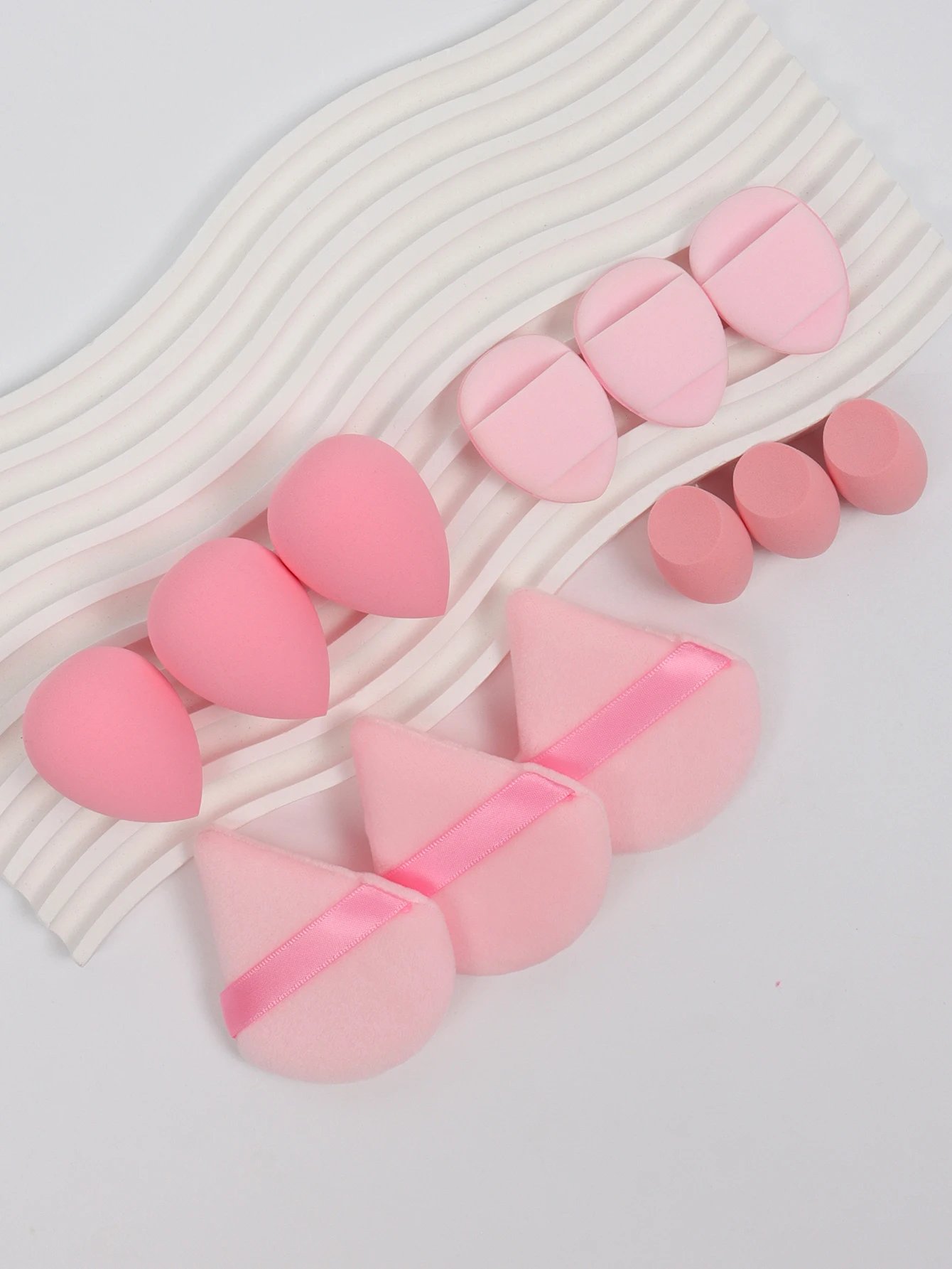 12-Piece Makeup Sponge & Powder Puff Set - Image 2