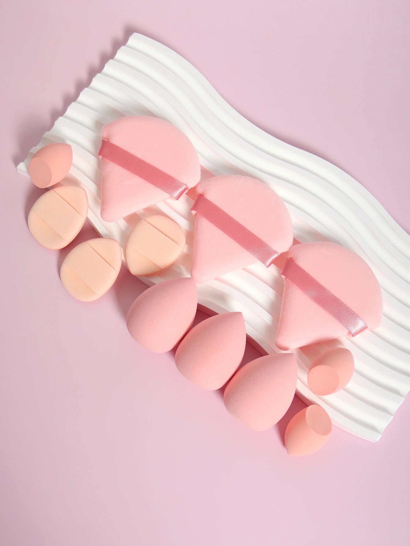 12-Piece Makeup Sponge & Powder Puff Set - Image 6