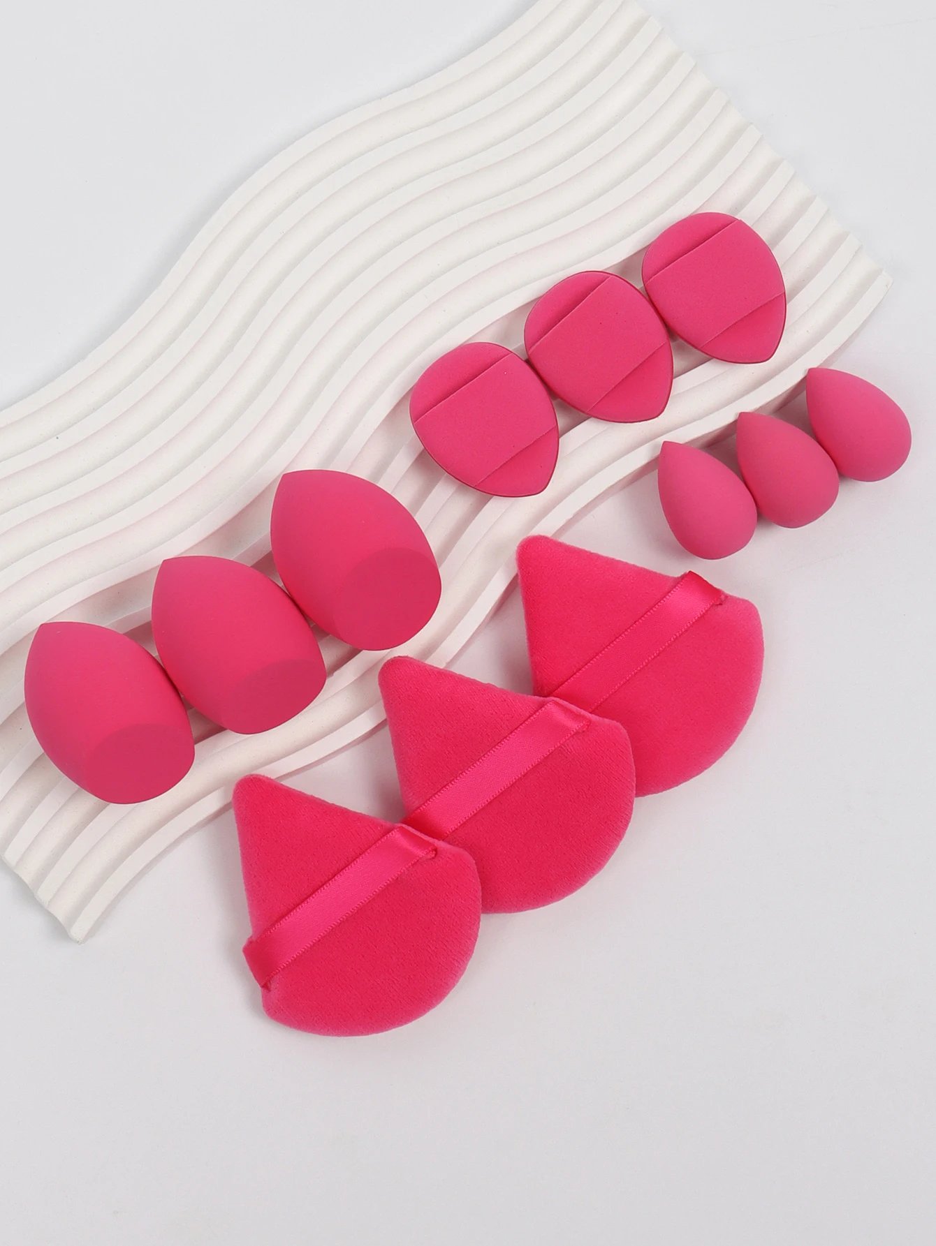 12-Piece Makeup Sponge & Powder Puff Set - Image 5
