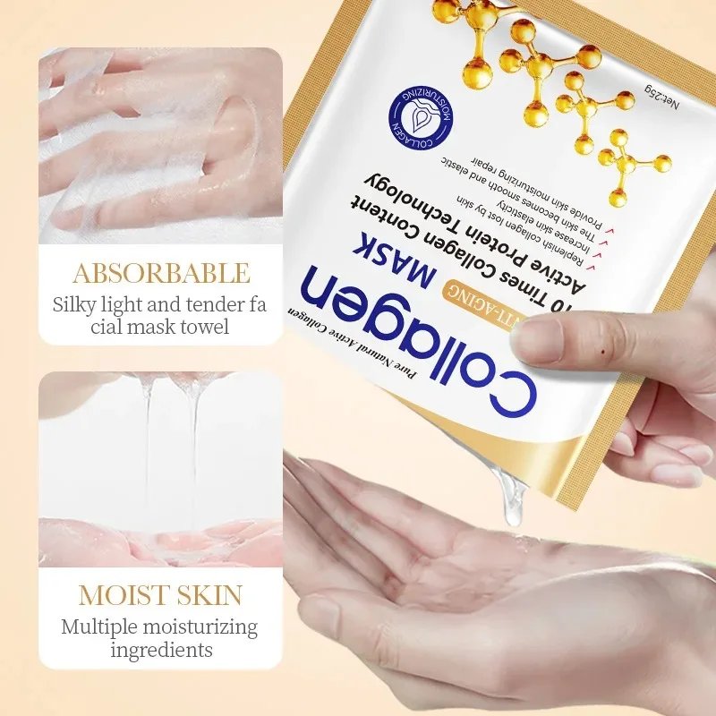 Collagen Firming & Moisturising Face Masks - Image 6