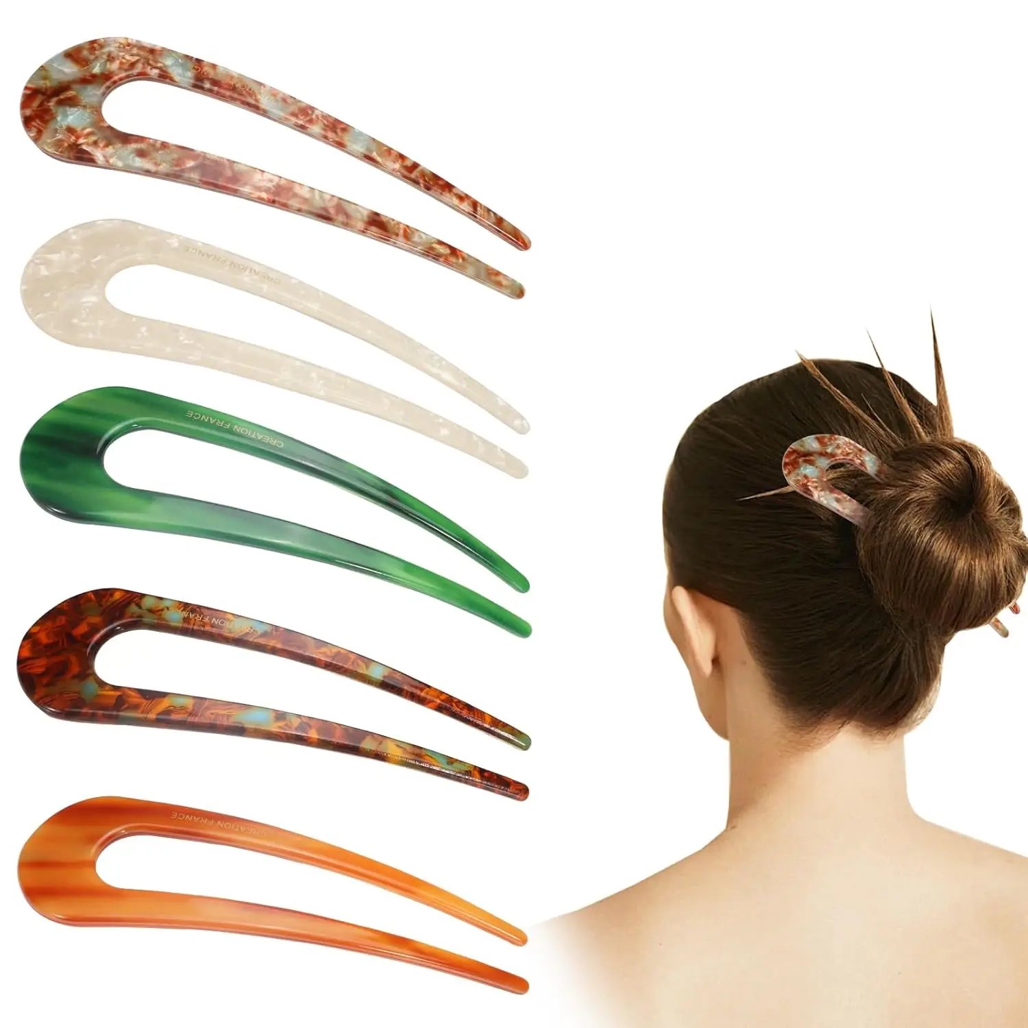 Vintage U-Shaped Hair Pin