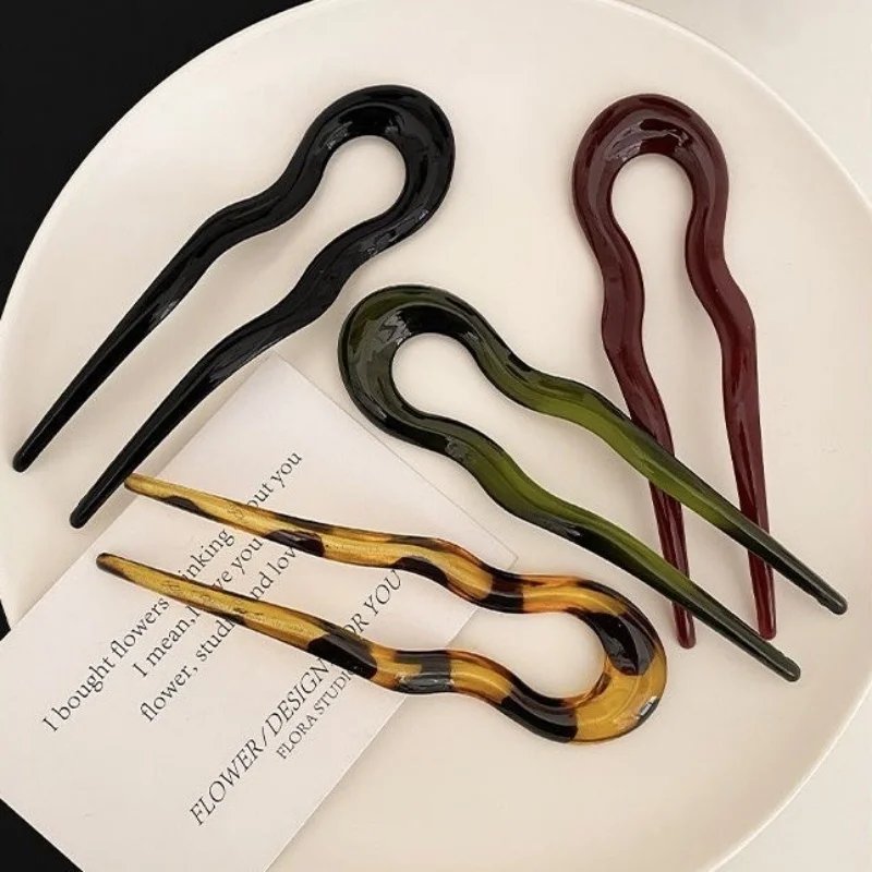 Vintage U-Shaped Hair Pin - Image 5