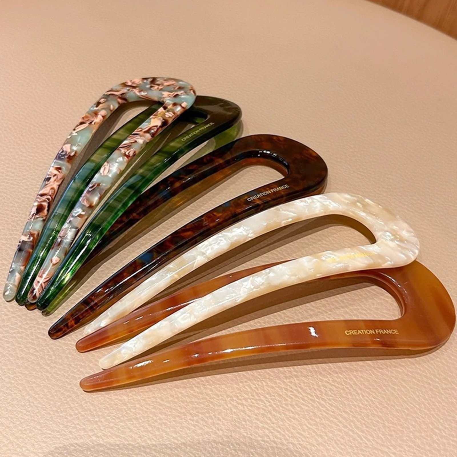 Vintage U-Shaped Hair Pin - Image 3