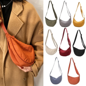 Casual Nylon Crossbody Hobo Bag for Women
