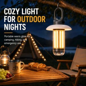 Rechargeable LED Camping Lantern & Torch, 5 Modes
