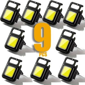 Mini Rechargeable COB Keychain Torch