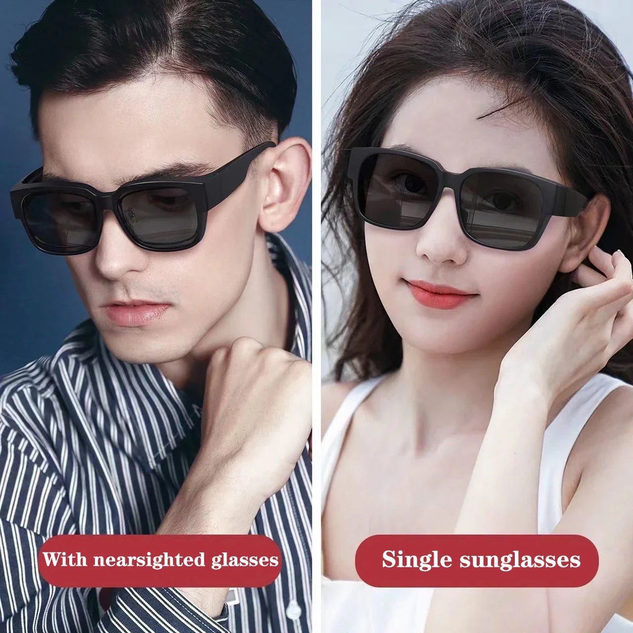 Polarised Fit-Over Sunglasses for Prescription Glasses - Image 2