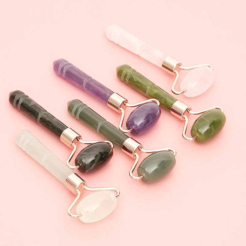 Gua Sha Jade Facial Roller - Image 3