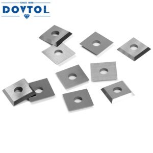 Square Tungsten Carbide Insert Blades for Spiral Cutterheads