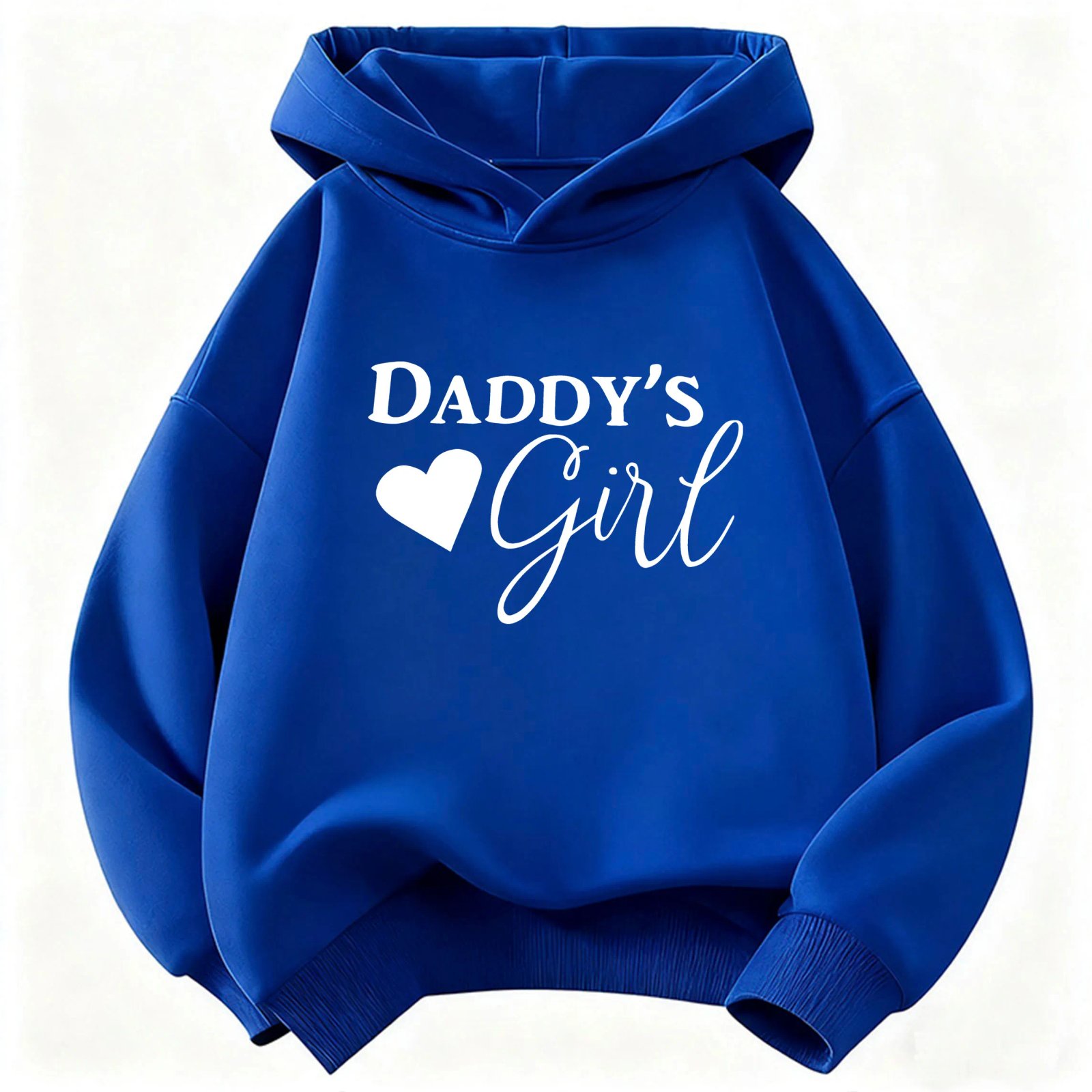 Daddy's Girl Heart Print Girls' Hoodie - Image 2