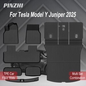 TPE Floor & Boot Mats for Tesla Model Y Juniper