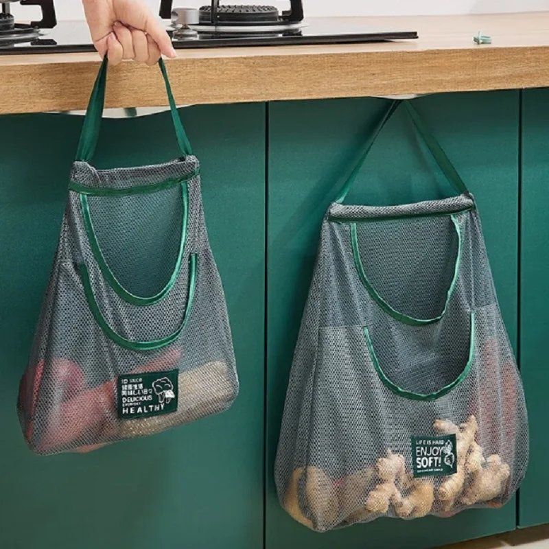 Hanging Mesh Fruit & Vegetable Storage Bags - Image 4
